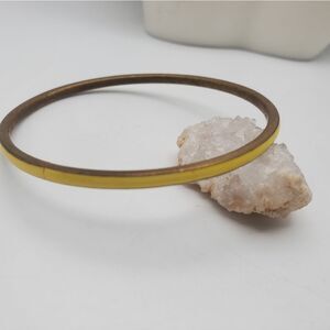 Yellow retro bangle‎